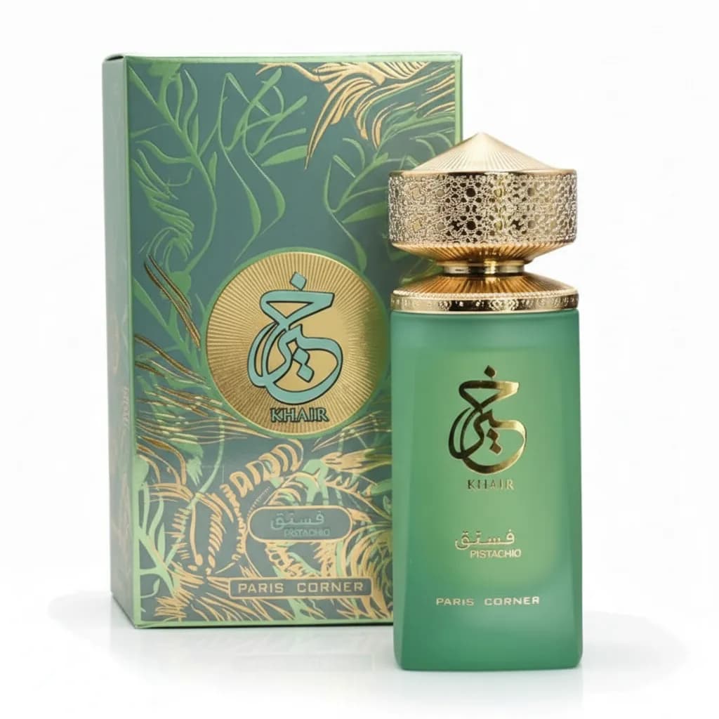 Parfum Khair Pistachio Paris Corner – Eau de Parfum Gourmande Élégante Longue Tenue - Image 1