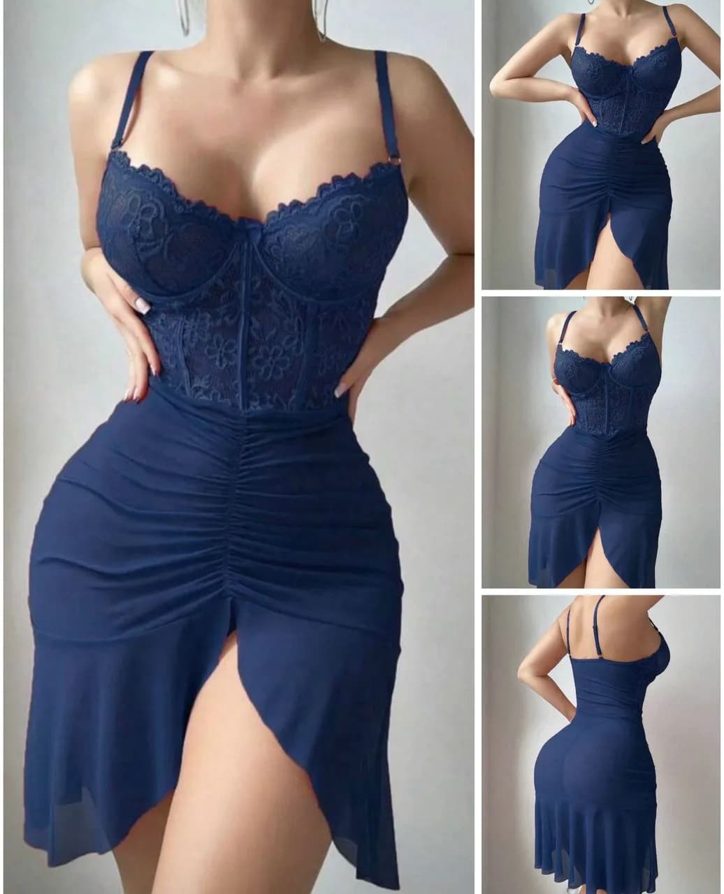 Le produit Robe de nuit Élégante Femme Ajustée – Style Chic et Féminin