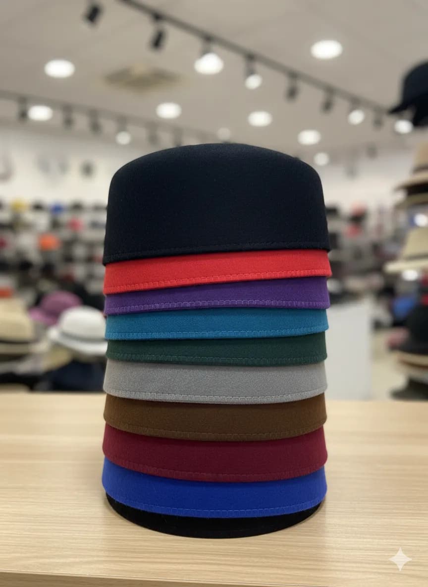 Bonnet de Prière Musulman Uni – Kufi Confort – Homme - Image 1
