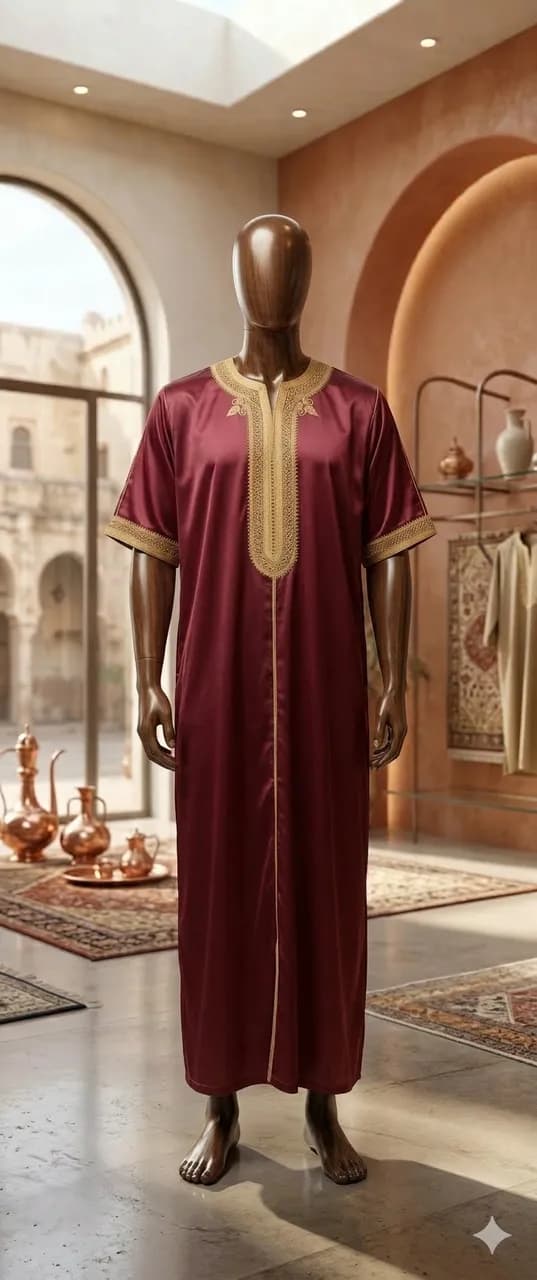 Boubou moderne Dorées - Image 1