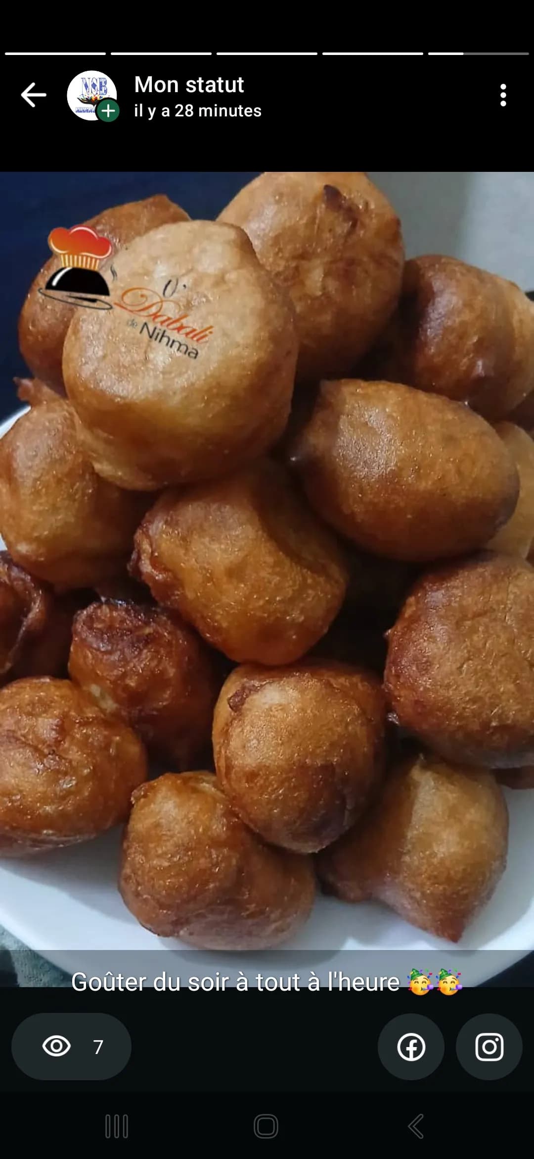 Farine de beignets "gbofloto" - Image 1