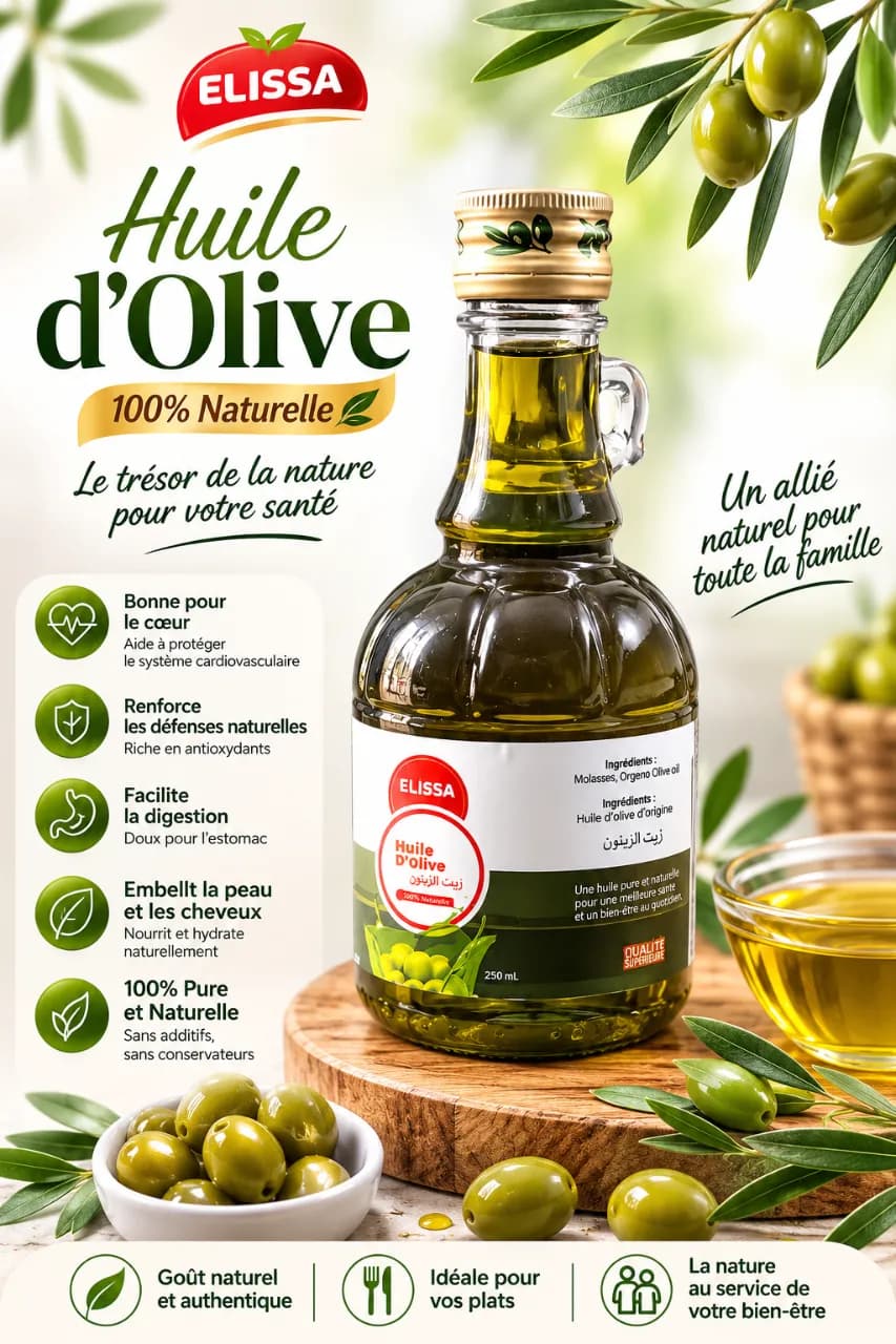 Huile d’olive ELISSA - Image 1