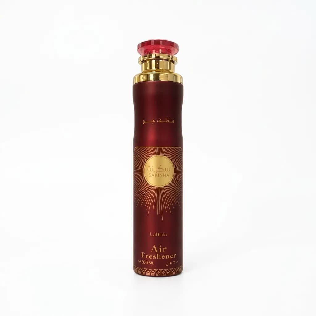 Lattafa Sakeena Air Freshener 300 ml – Désodorisant Maison Fruité & Floral - Image 1