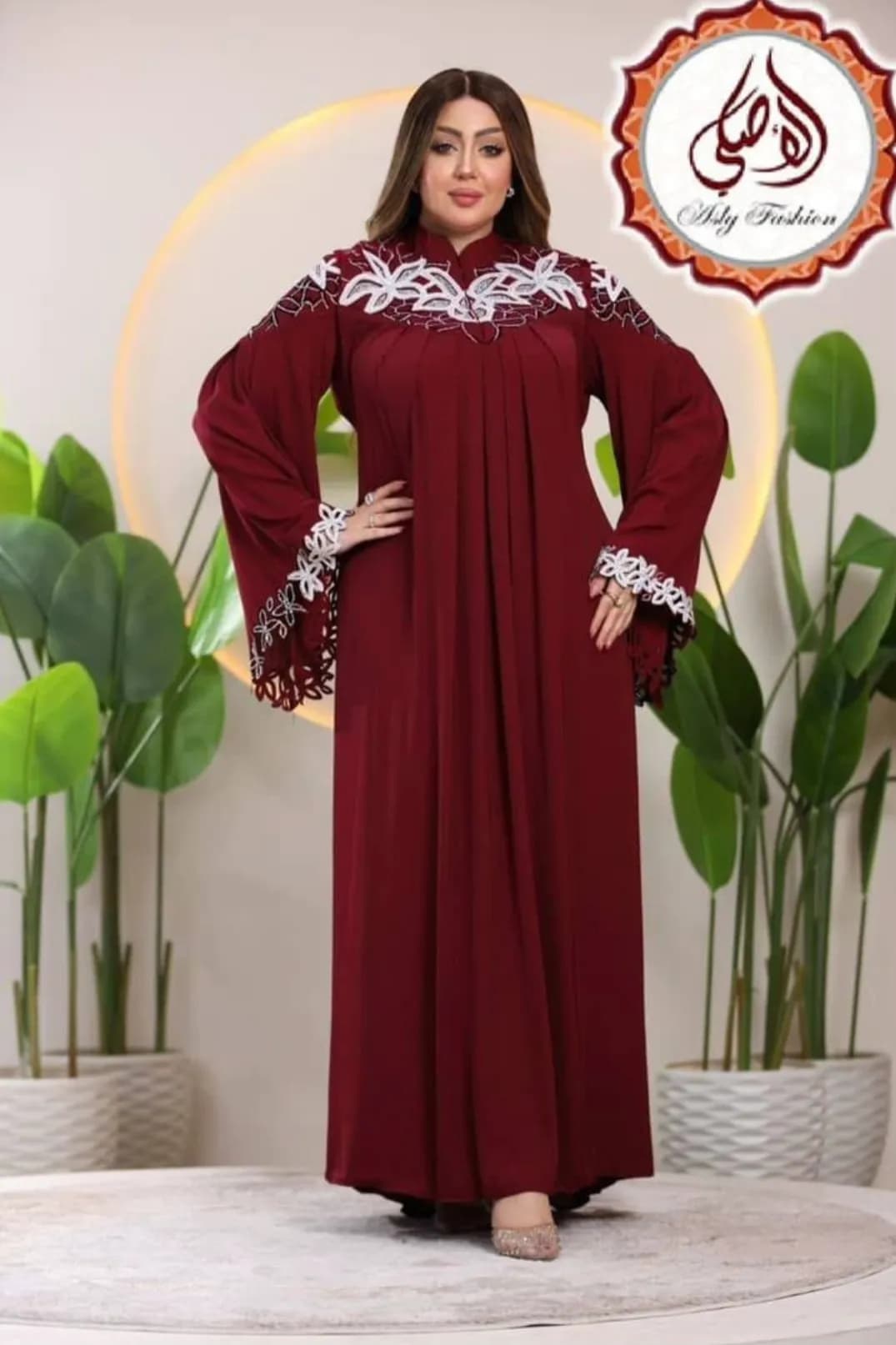Le produit Abaya Égypte Femme Brodée – Manches Larges