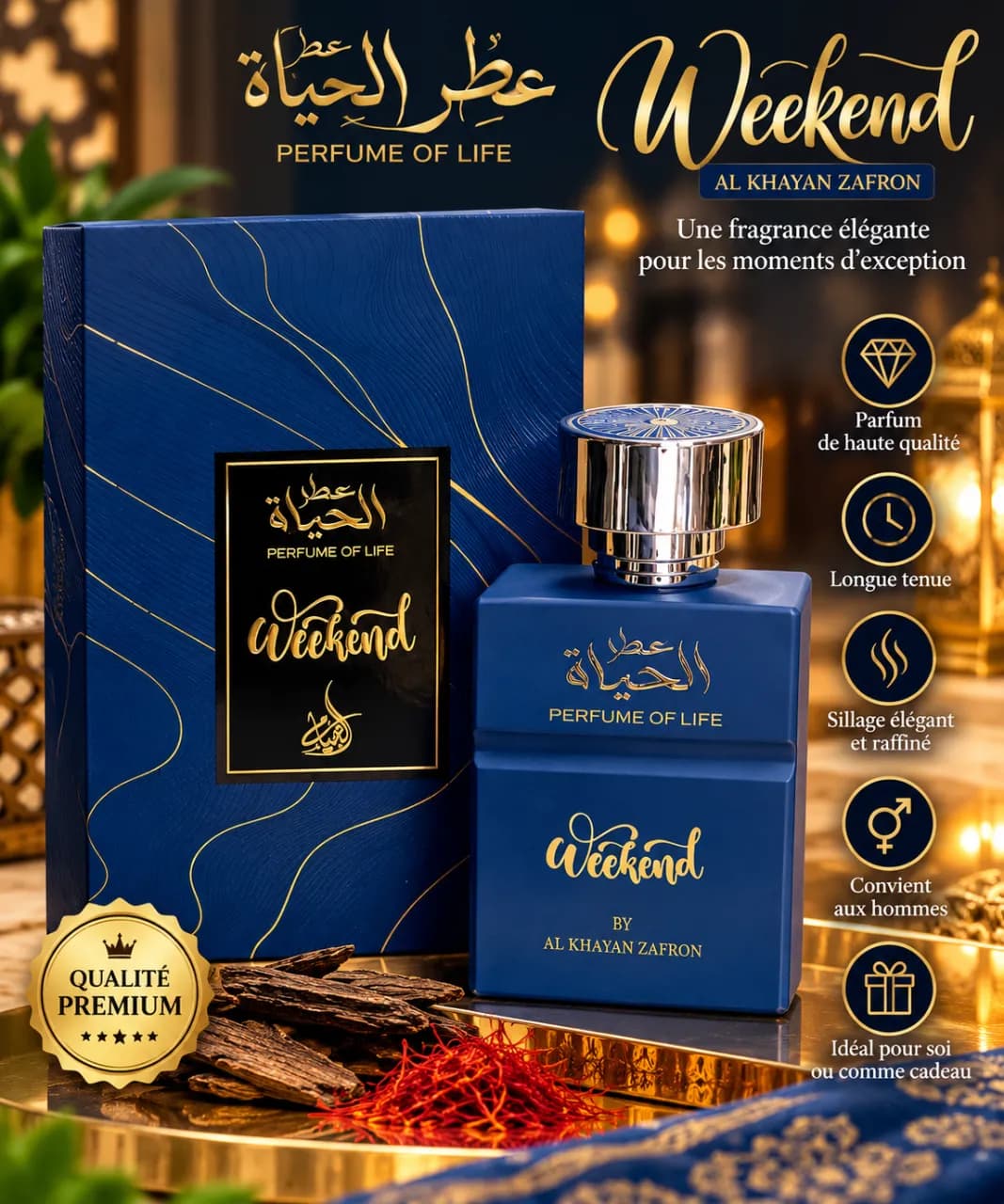 Le produit Parfum Weekend – Al Khayan Zafron