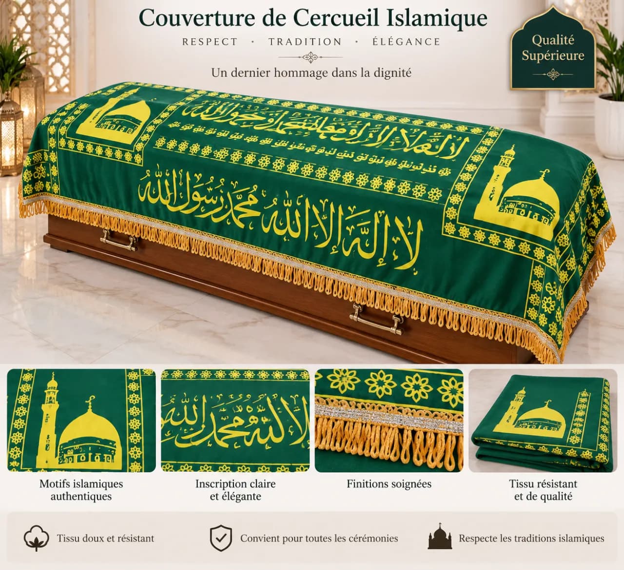 Le produit Couverture de Cercueil Islamique