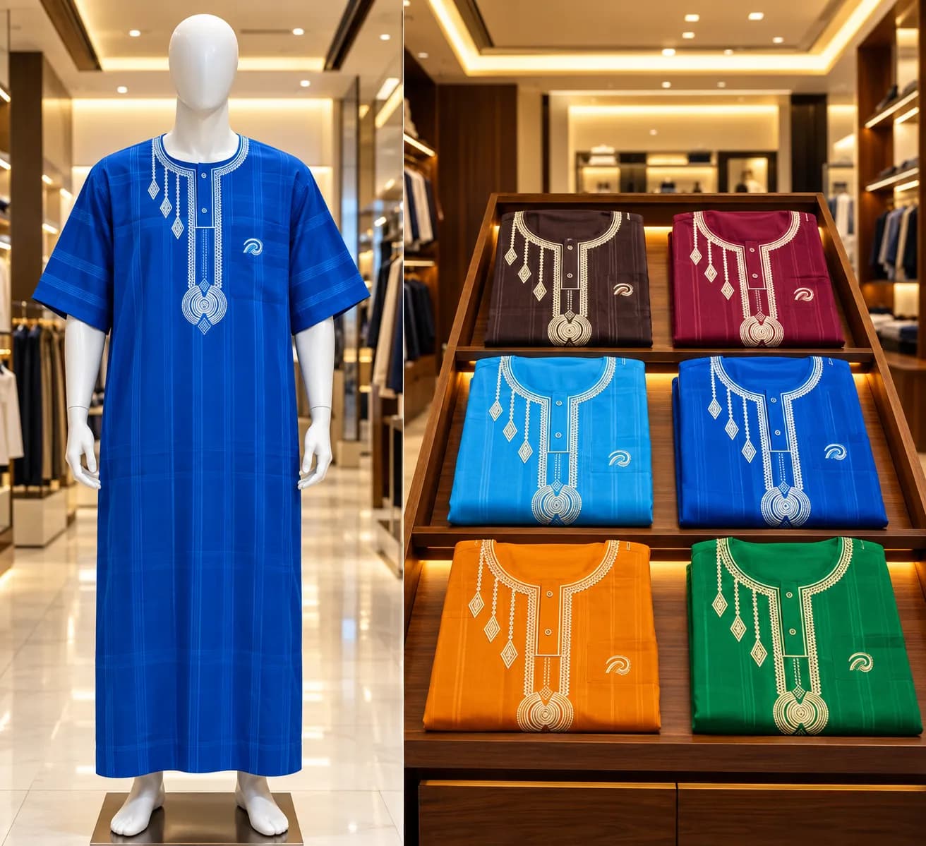 Le produit Boubou Marocain Homme Brodé