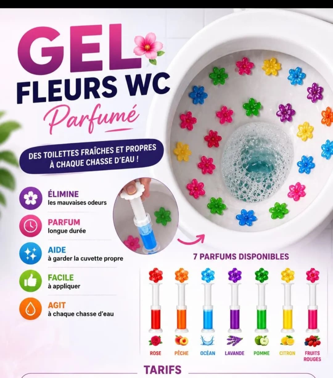 Le produit Gel parfumé pour WC lot de 12