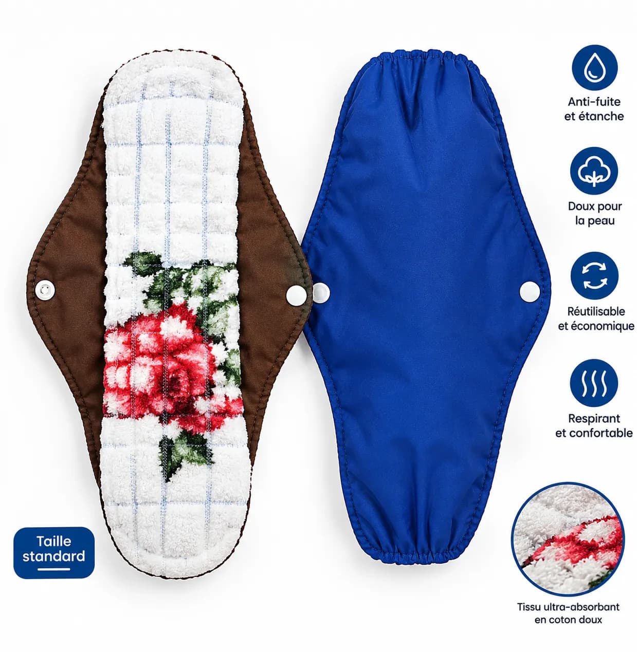 Le produit Serviettes menstruelles lavables