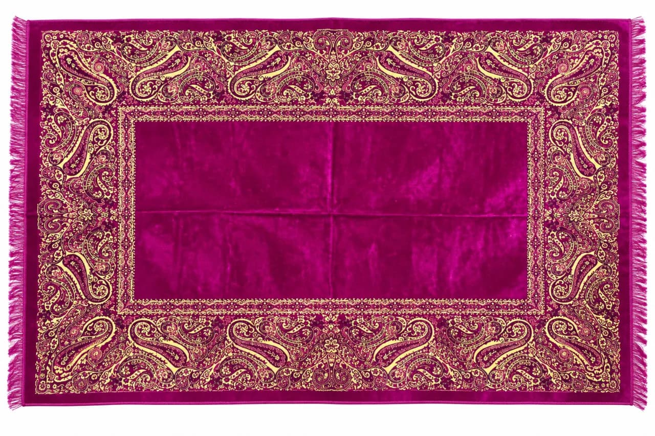Le produit Grand TAPIS DE PRIÈRE ROYAL – COLLECTION PRESTIGE OR & ÉLÉGANCE