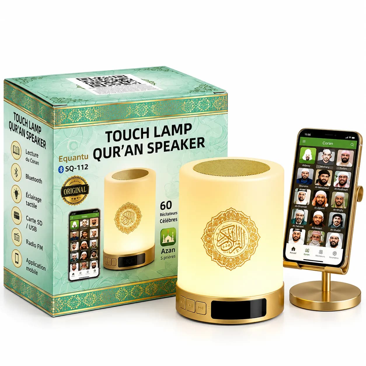 Le produit Lampe Coranique Tactile 5-en-1 – SQ-112
