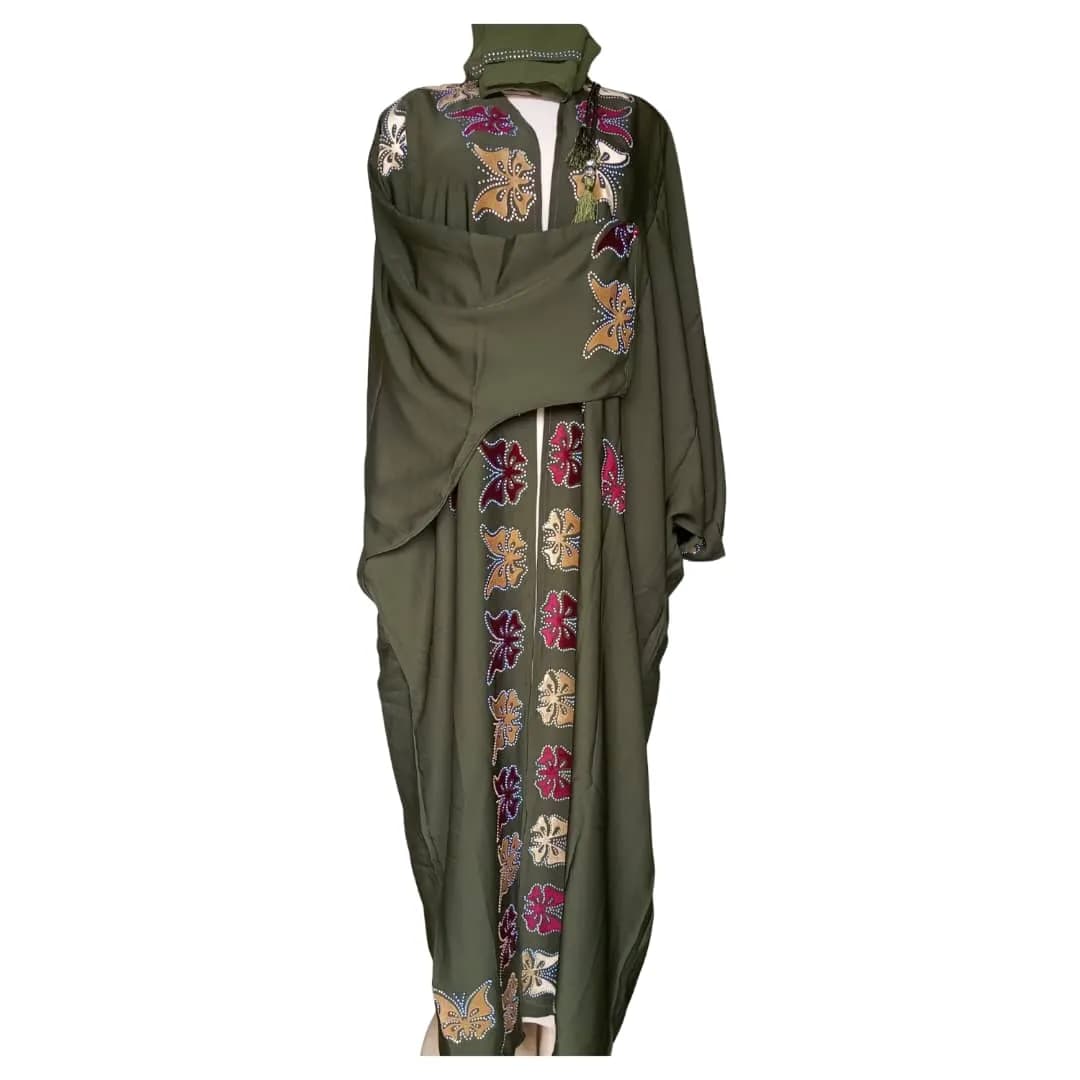 Abaya deux 3 pièces 1 - Image 1